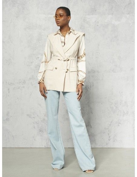 Casaco de corte longo Rinascimento