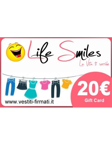 Cartão de oferta 20 euros