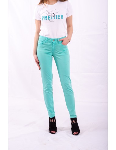 Fracomina Calças Cigarette de cor sólida