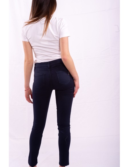 Fracomina Calças Cigarette de cor sólida