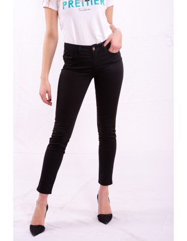 Fracomina Calças Cigarette de cor sólida