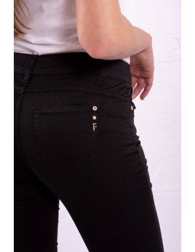 Fracomina Calças Cigarette de cor sólida