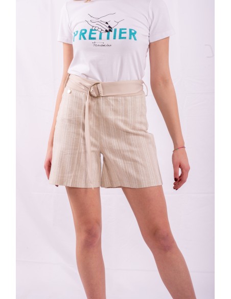 Fracomina Calções curtos com riscas