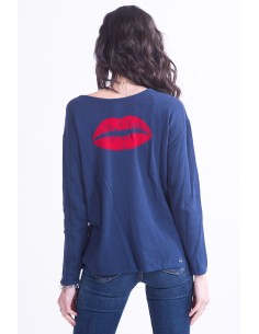 T-shirt com estampado irónico 2