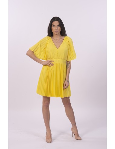 Vestido plissado Fracomina