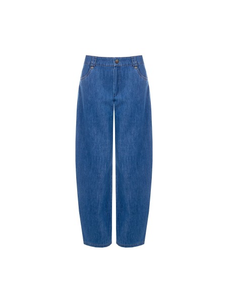 Calças de ganga largas Rinascimento