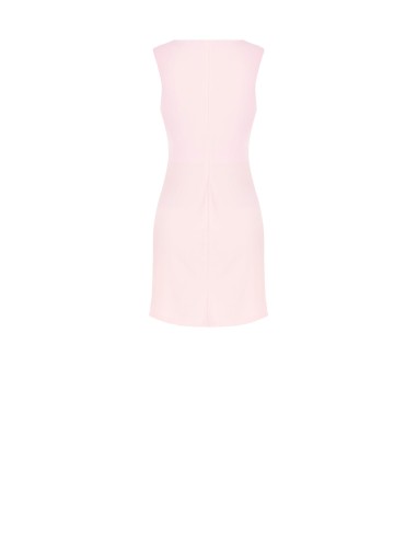 Vestido curto de tubo enrolado num lado Rinascimento