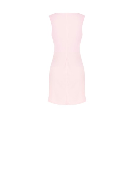 Vestido curto de tubo enrolado num lado Rinascimento