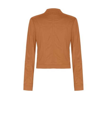 Casaco de ciclista de camurça curto e dobrado Rinascimento