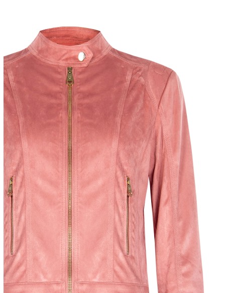 Casaco de ciclista de camurça curto e dobrado Rinascimento