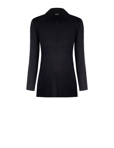 Blazer de cetim mate com 1 botão Rinascimento