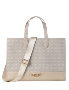 Saco de mão Maxi com efeito de lona e alça amovível Rinascimento