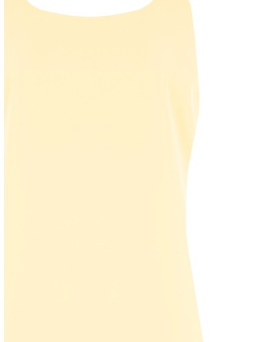 Vestido curto em linha A em tecido técnico com folhos Maxi Rinascimento