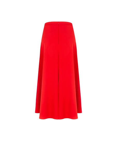 Saia comprida em tecido fluido Rinascimento