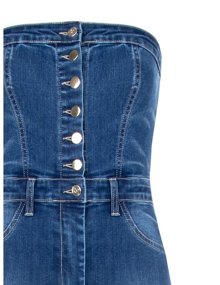 Macacão de ganga Rinascimento