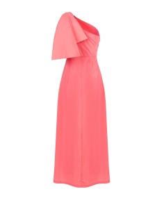 Vestido comprido de nylon com um ombro só e laço Rinascimento 2