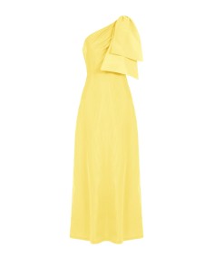 Vestido comprido de nylon com um ombro só e laço Rinascimento 2