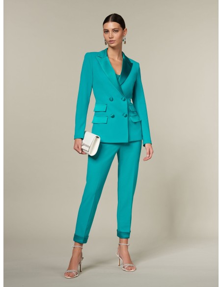 Top com corpete de cetim Rinascimento