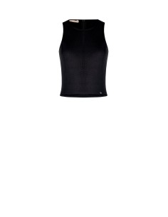 Top de neopreno líquido à frente com fecho de correr maxi nas costas Rinascimento