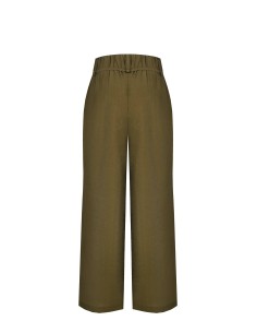 Calças Palace em tecido ligeiramente enrugado com tachas Rinascimento 2