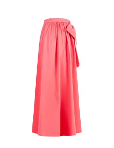 Saia comprida de nylon com rodas e laço maxi na anca Rinascimento 2