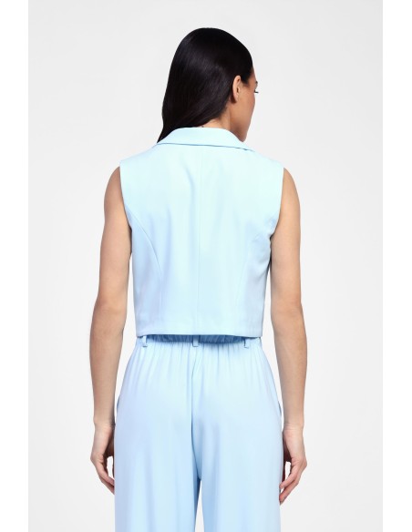 Colete com gola clássica e bolsos Dixie