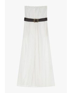 Vestido comprido com cinto ajustável Dixie