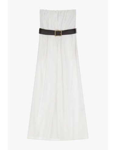 Vestido comprido com cinto ajustável Dixie