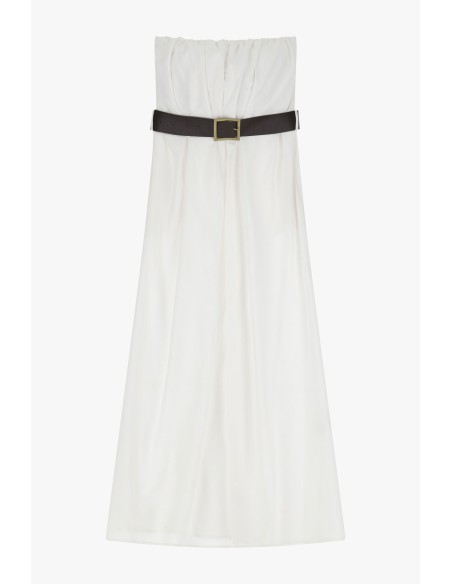 Vestido comprido com cinto ajustável Dixie