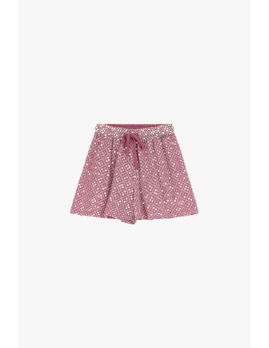 Calções com padrões e cinto Dixie