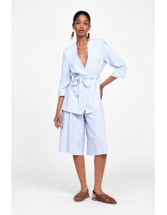 Calções de cintura alta Dixie com bolsos