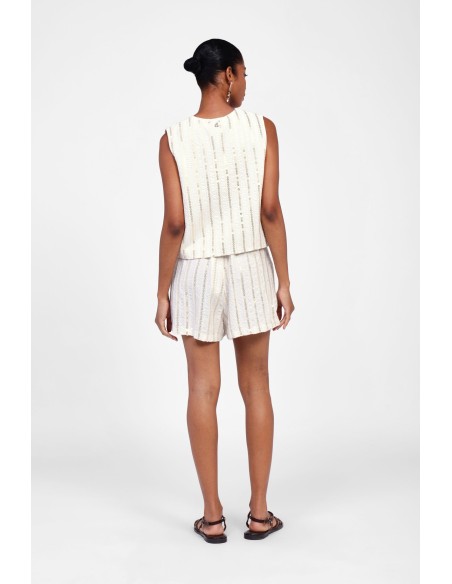 Calções elásticos com lantejoulas Dixie