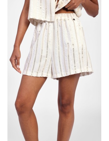 Calções elásticos com lantejoulas Dixie