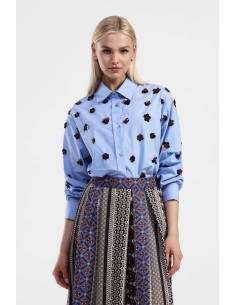 Camisa com flores decorativas Dixie 2