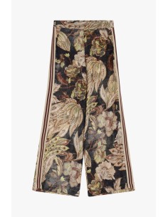 Calças largas com estampado floral Dixie 2