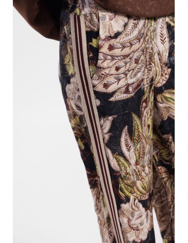 Calças largas com estampado floral Dixie