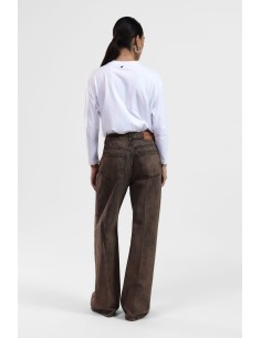 Calças de ganga de cintura alta e perna larga Dixie 2