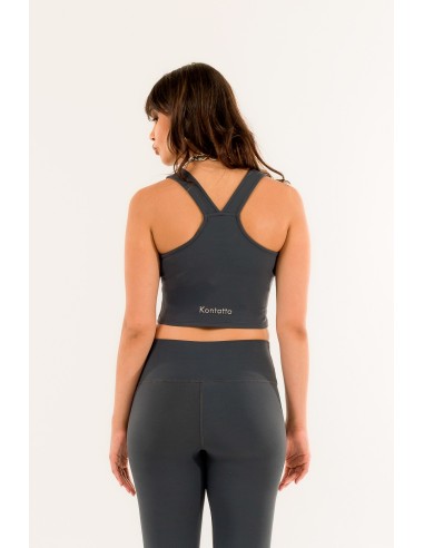 Top com decote em V Kontatto