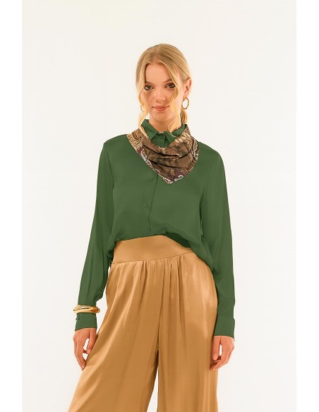 Camisa de homem com Foulard Kontatto