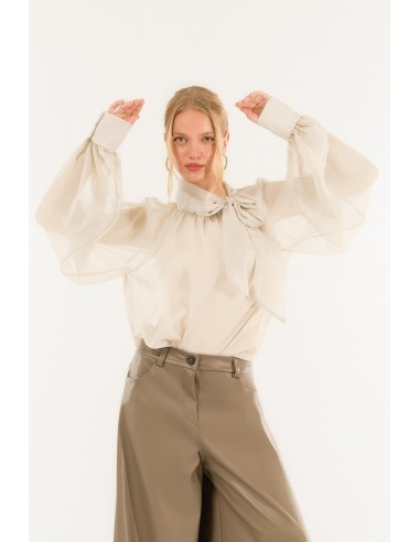 Camisa de manga balão Kontatto