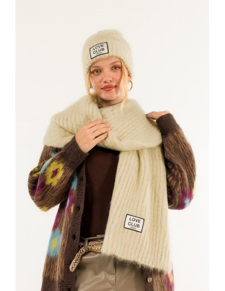 Cachecol com nervuras Kontatto Label