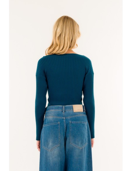 Camisola com nervuras Kontatto