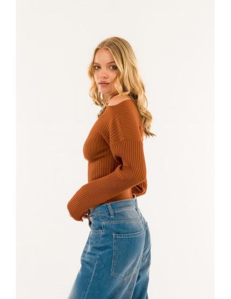 Camisola com nervuras Kontatto