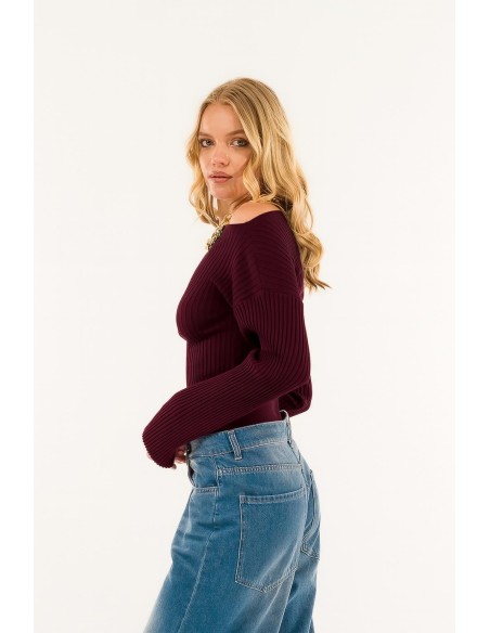 Camisola com nervuras Kontatto