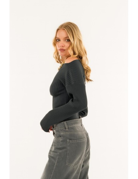 Camisola com nervuras Kontatto