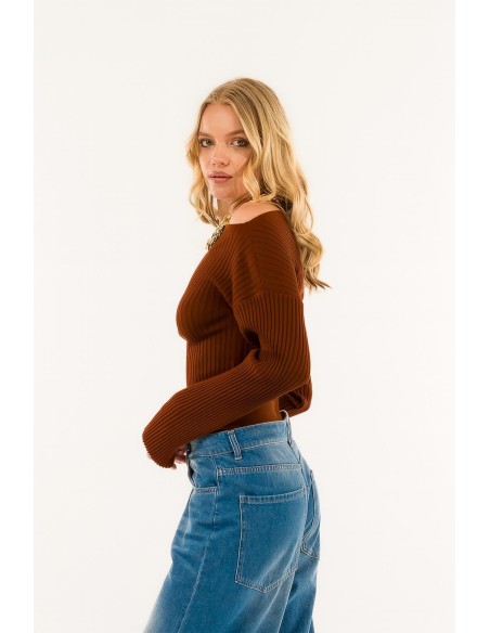 Camisola com nervuras Kontatto