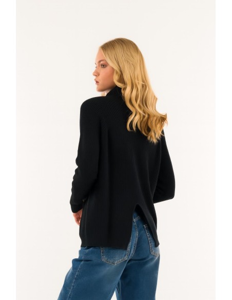 Camisola com fenda nas costas Kontatto Cratera