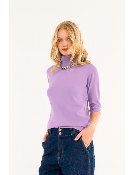 Gola alta de manga curta Kontatto