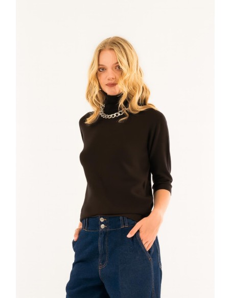 Gola alta de manga curta Kontatto