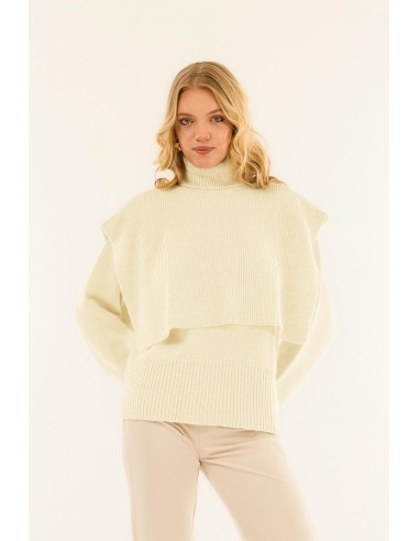 Conjunto de gola redonda e casaco com capuz Kontatto